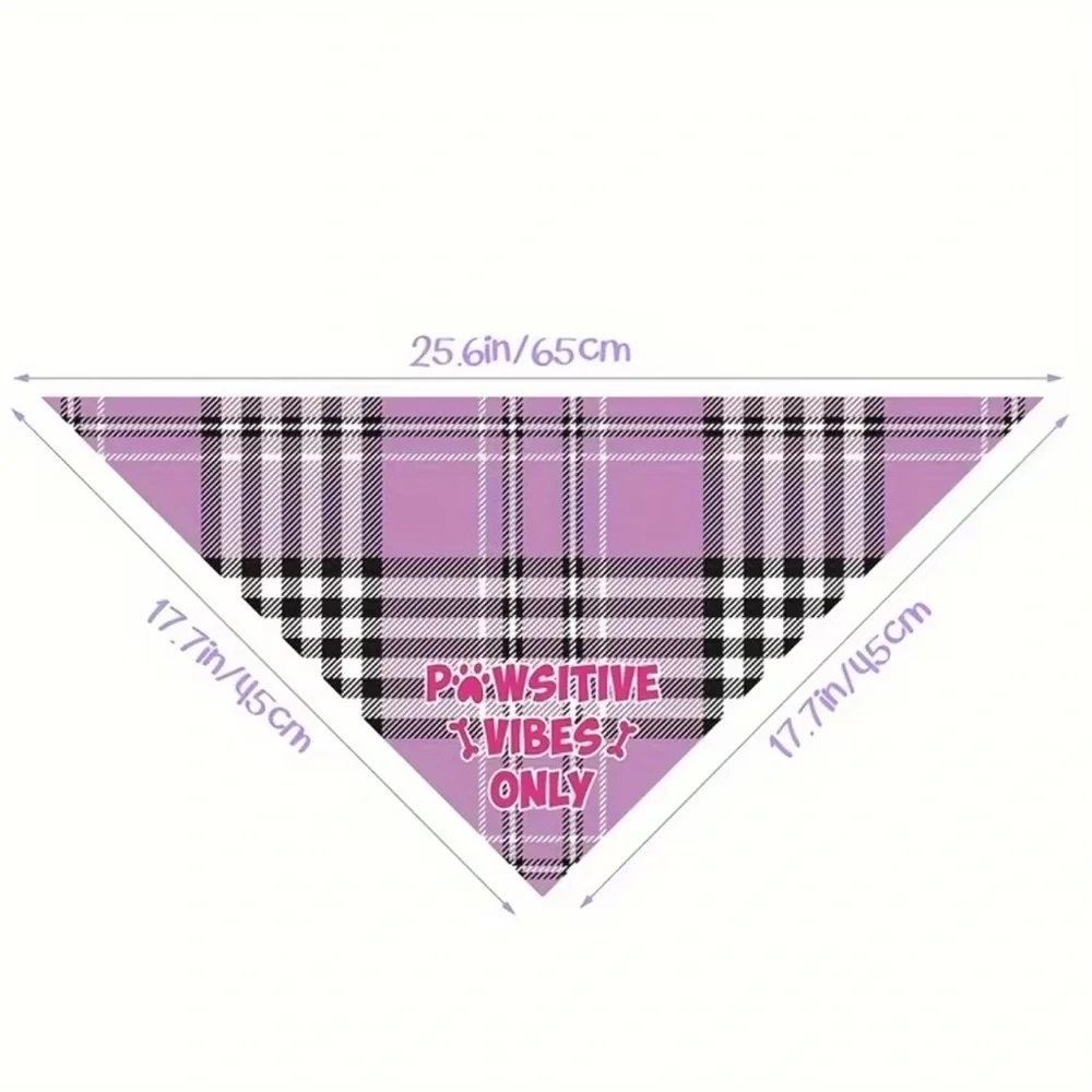 Pet Bandana Tan/Black with Caption ‘Life is Good’ OS